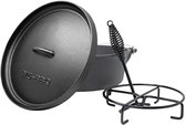 BIG BBQ DUTCH OVEN 4 QT MET POOTJES incl. ACCESS.