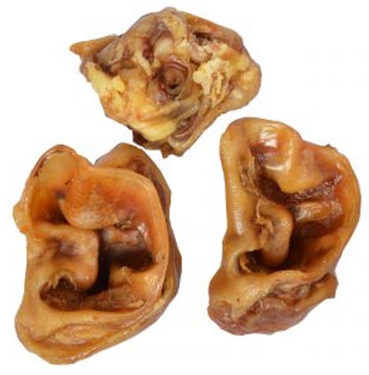 varkensoorstukjes 5kg - natuurlijke hondensnacks - varken oor - kauwsnack hond