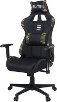 Elite Premium - E-Sports - Game stoel - Ergonomisch - Bureaustoel - Verstelbaar - Racing - Gaming Chair - Zwart / Camouflage