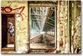 MN Collections - Schilderij - Urbex Photography. - Multicolor - 120 X 80 Cm