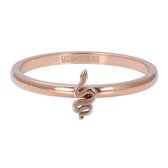 iXXXi Jewelry Vulring 2 mm Symbol Snake Rosegoudkleurig - maat 21