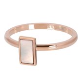 Pink shell stone rectangle