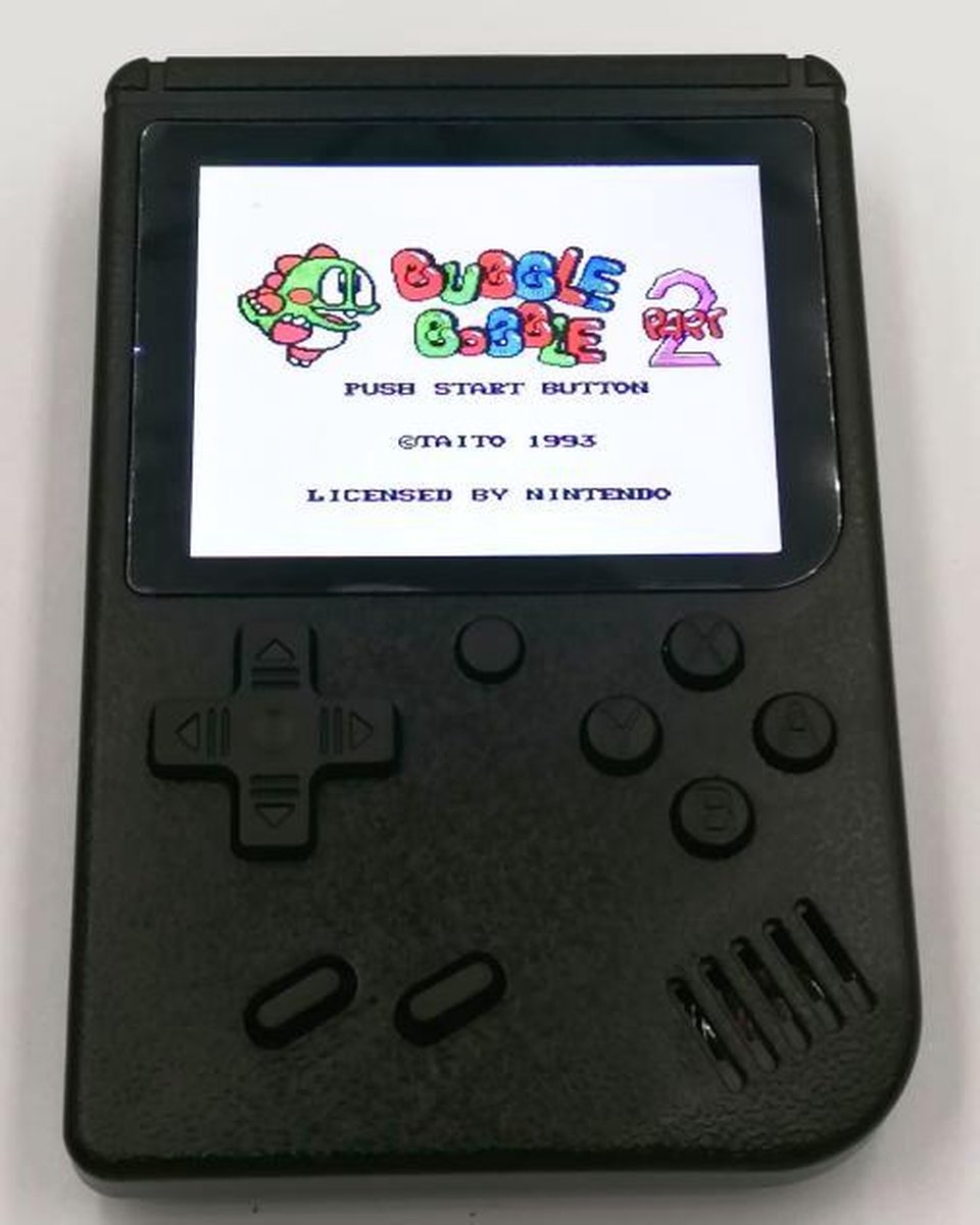 Game Boy Girl Retro 8bit Portable Pocket Game Player 400 Games Zwart