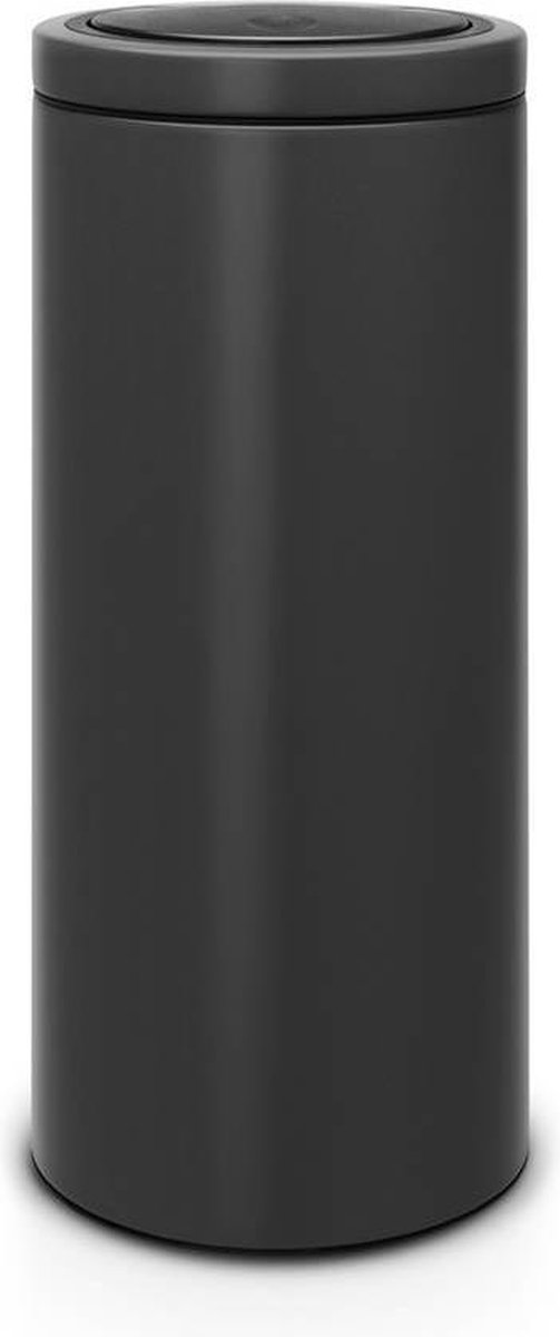 Brabantia Touch Bin Flat Top 30L Infinite Grey met speciale structuurlak Special...