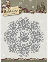 Mal - Yvonne Creations - Celebrating Christmas- Rinkelende Belletjes Cirkel Omlijsting