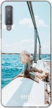 Samsung Galaxy A7 (2018) Hoesje Transparant TPU Case - Sailing #ffffff
