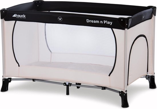Product: Hauck Dream N Play Plus Campingbedje 120x60cm - Beige/Grey, van het merk Hauck