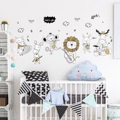 Muursticker | Dieren die muziek maken | Wanddecoratie | Muurdecoratie | Slaapkamer | Kinderkamer | Babykamer | Jongen | Meisje | Decoratie Sticker