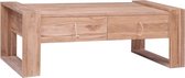 Salontafel  Massief hout-  koffietafel (Incl LW 3D Klok) coffee table woonkamertafel