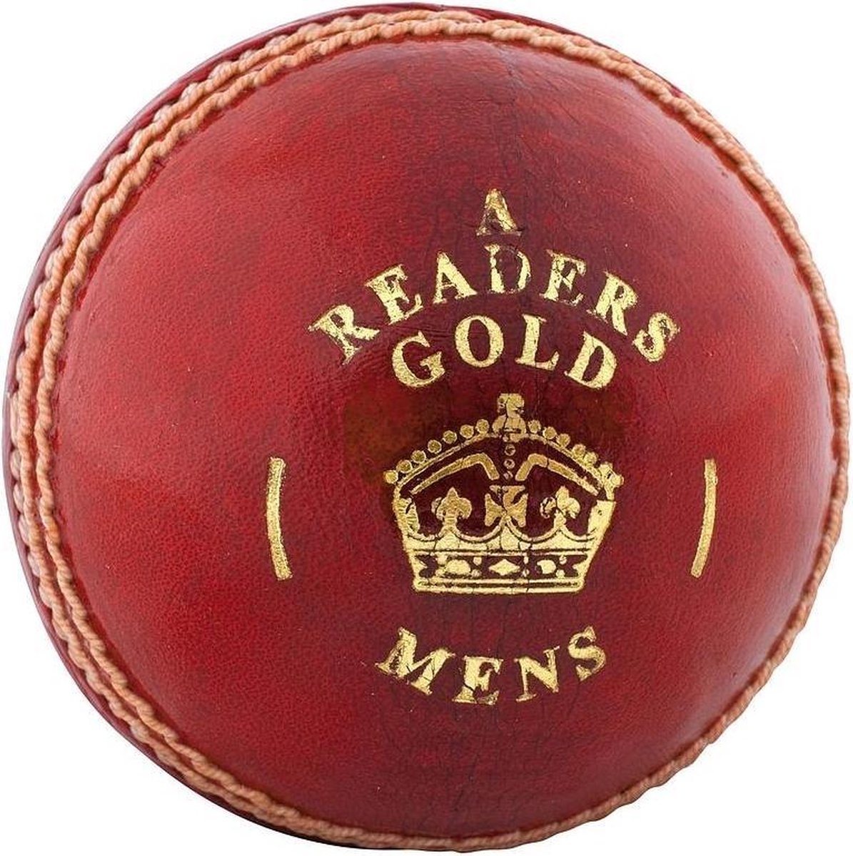 Readers Cricketbal Gold A Heren 22,5 Cm Leer Rood