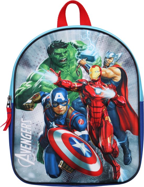 Avengers Backpacks 3D Marvel Avengers Save The Day (3D) Kinderrugzak 3D - 9,3 l - Blauw