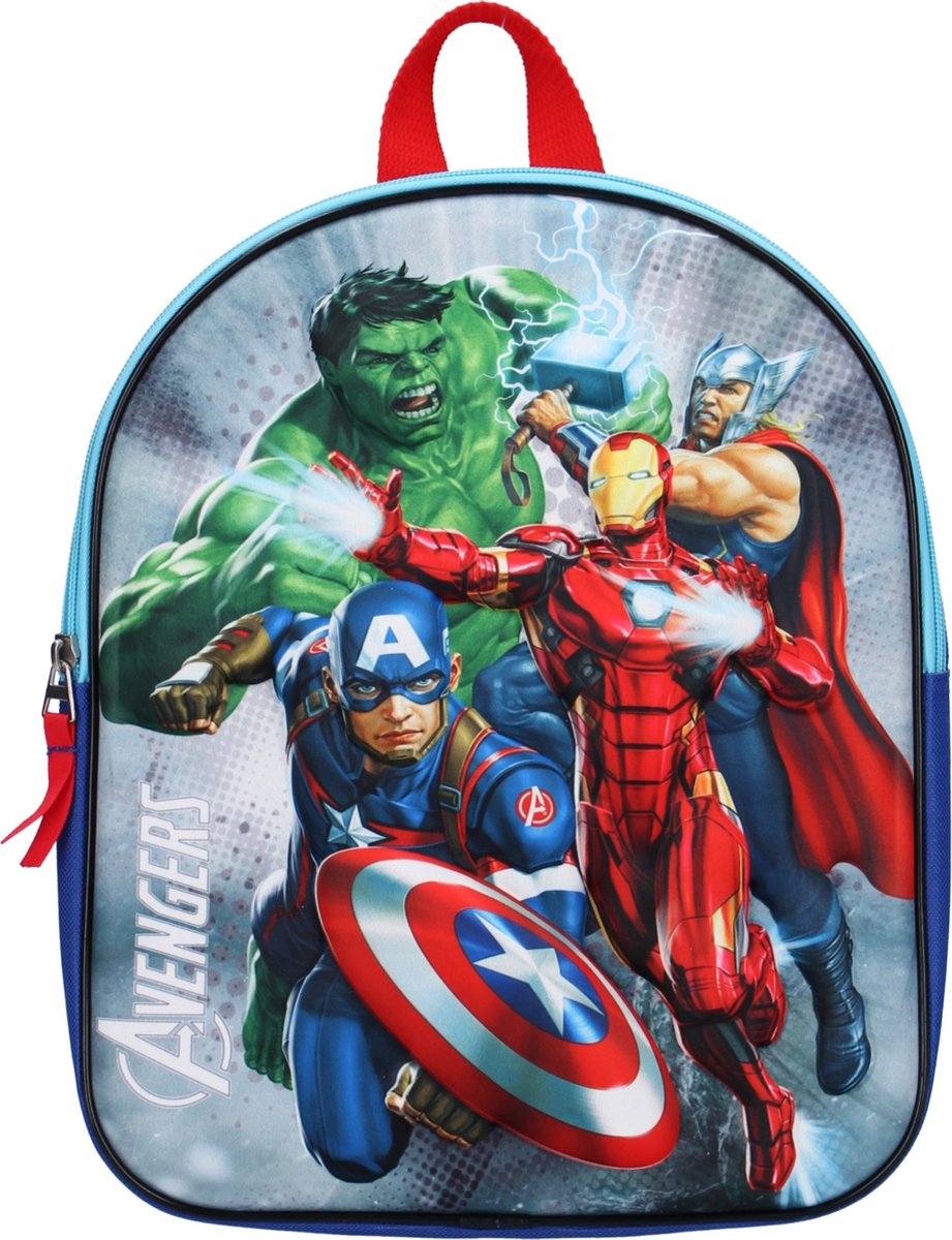 Marvel Avengers 3D Rugzak - Blauw - 9 Liter - Marvel Avengers