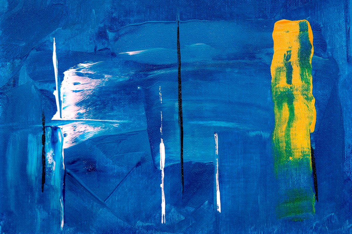 Canvasvooraandemuur.nl Abstract canvas voor aan de muur Multi