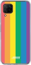 Huawei P40 Lite Hoesje Transparant TPU Case - #LGBT #ffffff