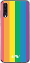 Samsung Galaxy A50s Hoesje Transparant TPU Case - #LGBT #ffffff