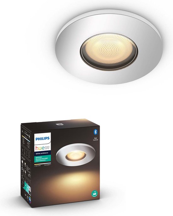 Philips Hue Adore badkamerinbouwspot - warm tot koelwit licht – 1-pack
