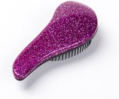 Paarse Glitter Teezer Brush - Haarborstel - Tangle Teezer - Anti Klit Hairbrush - Beschermt haar - Reisformaat - Nat En Droog Haar - Antiklit Haarborstel – Detangling – Salon Pro –