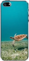 iPhone SE (2016) Hoesje Transparant TPU Case - Turtle #ffffff