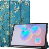 Samsung Galaxy Tab S6 Lite Hoes Book Case Hoesje - Bloesem
