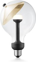 Home Sweet Home - Design LED Lichtbron Move Me - Goud - 12/12/18.6cm - G120 Cone LED lamp - Met verstelbare diffuser - Dimbaar - 5W 400lm 2700K - warm wit licht - geschikt voor E27 fitting