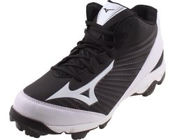 Mizuno Franchise 9 Mid - Sportschoenen - Korfbal - Gras - zwart/wit