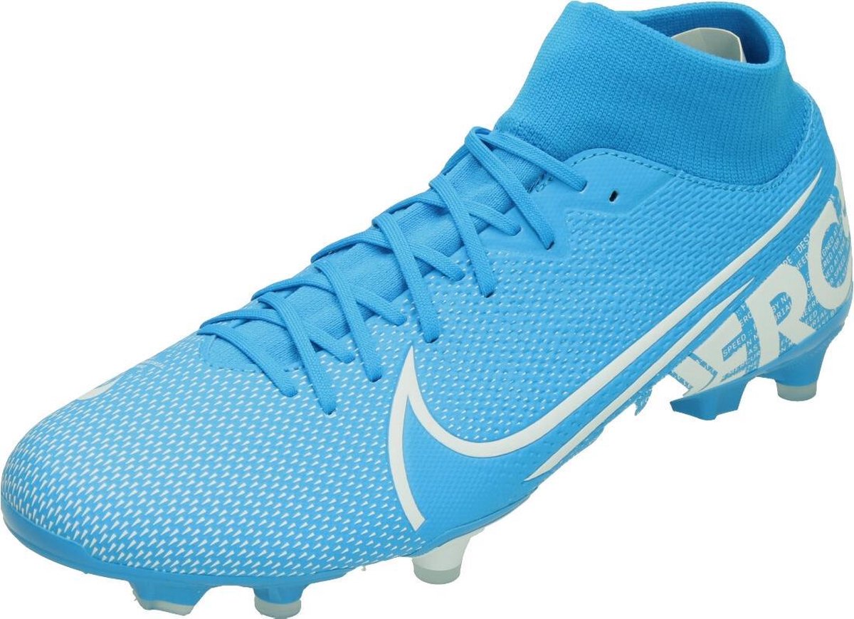 Nike mercurial superfly 7 academy fg/mg in de kleur blauw. | bol.