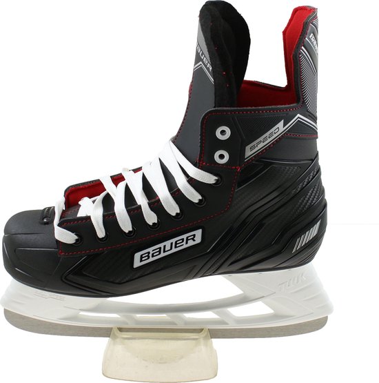 Bauer speed ijshockeyschaatsen junior in de kleur zwart. - Bauer