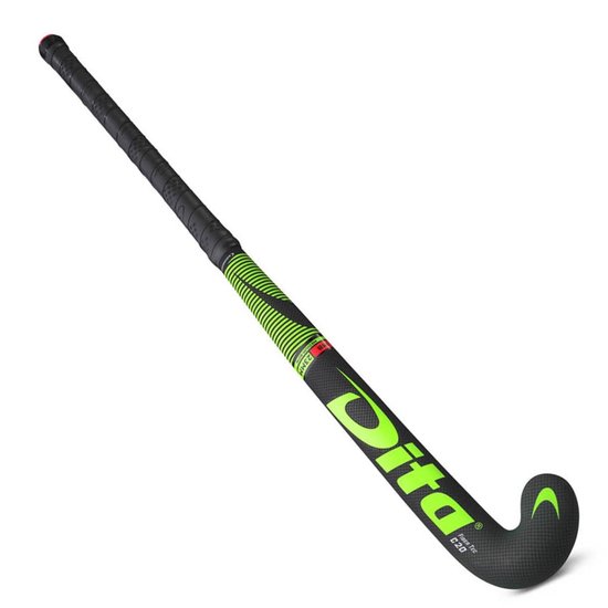 DITA FiberTec C20 M-Bow Hockeystick Unisex - Fluo groen/zwart | bol.com