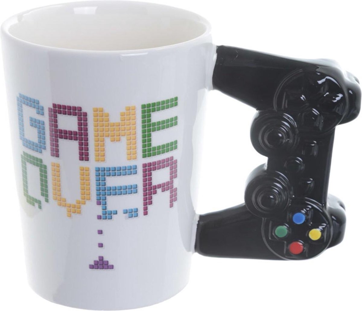 Mok gaming game over met controller als oor