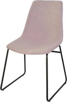 Sortio Home - Eetkamerstoel Cholo - Roze - Stof