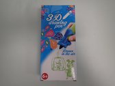 3D Kleurpen( 3 stuks) blauw - paars en groen