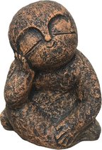 SENSE Jizo beeld - Japanse God - Boeddha - Djizo Bosatsu - Tuinbeeld - Woonaccessoires  - Saolin - Woonkamer decoratie