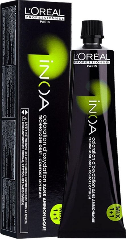 LOreal Inoa Coloration D Oxydation Ammonia Free Hair Colour 60g - 6.0 Deep Dark... | bol.com