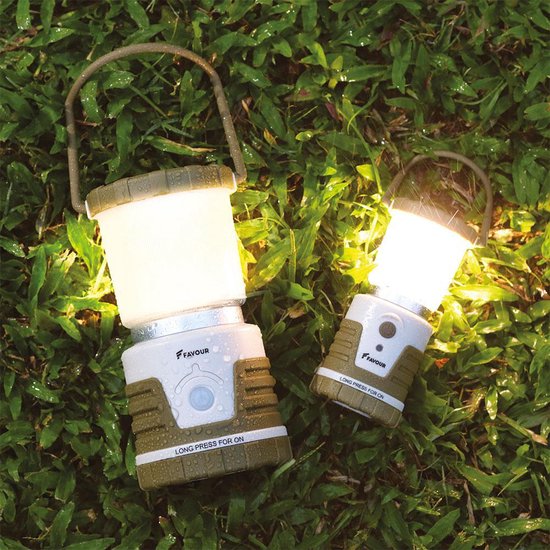 Favour LED lantaarn L0434, 530 lumen, IPX4 waterdicht, schokbestendig