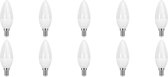 LED Lamp 10 Pack - Facto Candle - E14 Fitting - 6W - Warm Wit 3000K - BSE