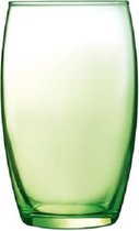 Luminarc Flavoured - Waterglazen - 36cl - Groen - (set van 6) En Yourkitchen E-kookboek - Heerlijke Smulrecepten