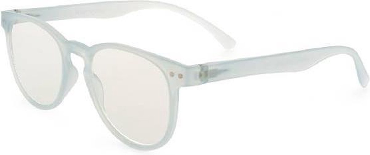 Nordic Vision SAFFLE leesbril +2.00 - Transparant lichtblauw