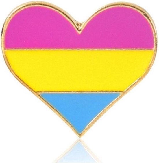 Pride Pan Kledingspeld - Gay Pride - Panseksueel Pin Broche - 1 stuks