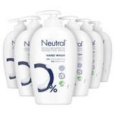 Neutral Vloeibare Handzeep Parfumvrij - 6 x 250 ml - Voordeelverpakking