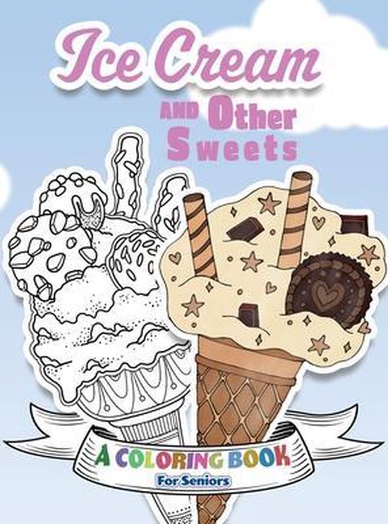 Foto: Stress reliever coloring books ice cream and other sweets