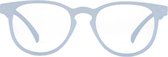 Nordic Vision SAFFLE leesbril +1.00 - Transparant lichtblauw