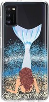 Casetastic Samsung Galaxy A41 (2020) Hoesje - Softcover Hoesje met Design - Mermaid Brunette Print