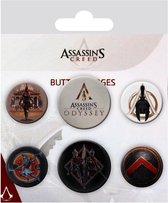 Assassin's Creed Button Badges - 6 stuks