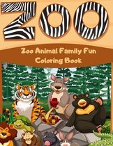 Zoo Family Fun Animal Coloring Book