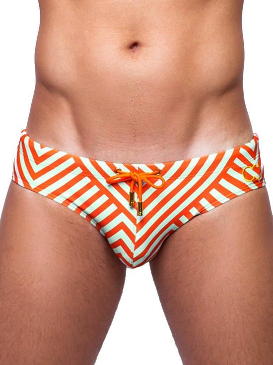 2Eros Print Avant Orange Swim Briefs Swimwear - zwemslip mannen - speedo  zwembroek... | bol.com