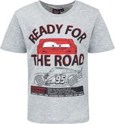 Disney Cars Shirt - Ready for the road - Grijs - Maat 98 (3 jaar)