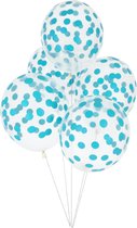 Ballonnen - Bollen blauw - Set 5 - My Little Day - 30cm - baby - geboorte - jongen