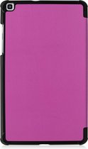 Samsung Galaxy Tab A 8.0 (2019) Hoes - Mobigear - Tri-Fold Serie - Kunstlederen Bookcase - Paars - Hoes Geschikt Voor Samsung Galaxy Tab A 8.0 (2019)