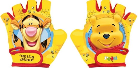 Disney Fietshandschoenen Winnie De Poeh Junior Geel Maat S