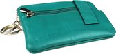 Massi Miliano Sleutel-etui/Portemonnee  Unisex Leer  Aqua (RS-504-77) -